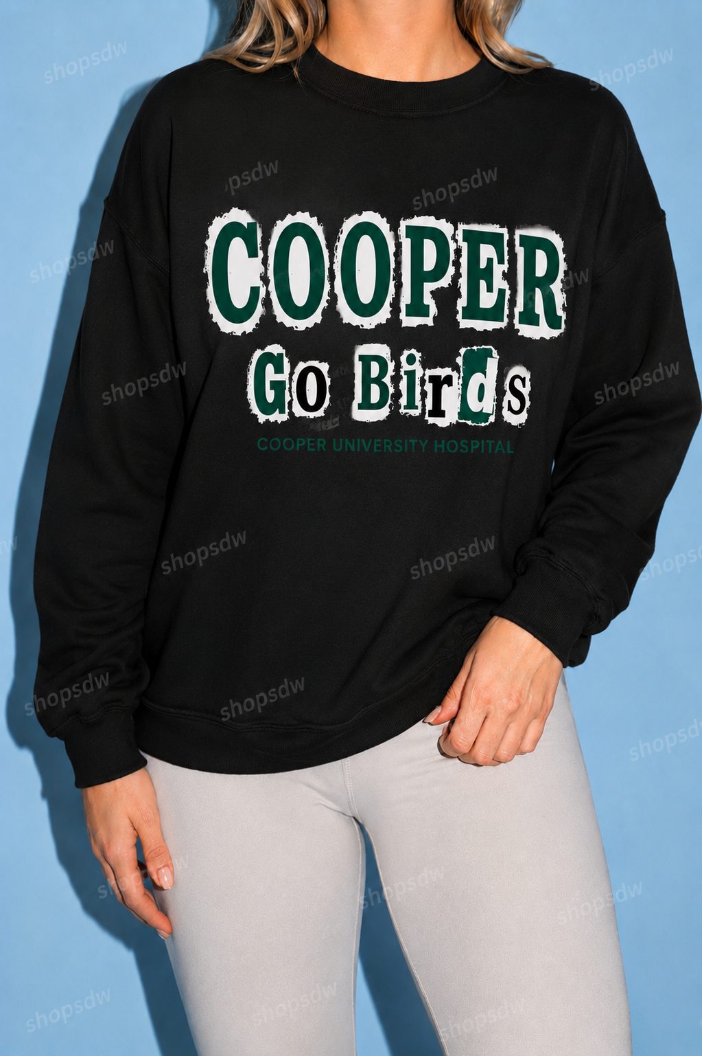 Cooper Go Birds Crewneck — Black